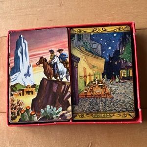 Vintage Hiram Walker playing cards